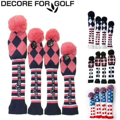 JAN 4562352261790 デコレフォーゴルフ DECORE FOR GOLF ニットヘッドカバー  レディス 有限会社KidsOnly スポーツ・アウトドア 画像