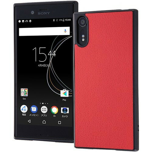 JAN 4562357014193 レイ・アウト Xperia(TM) XZs オープンレザーケース スマート／レッド RT-RXZSLC12／R(1コ入) 株式会社レイ・アウト スマートフォン・タブレット 画像