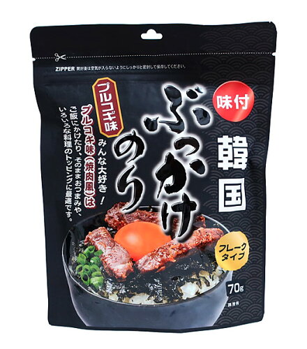 JAN 4562372273278 丸協 韓国 ぶっかけのり プルコギ味 70g 株式会社丸協 食品 画像