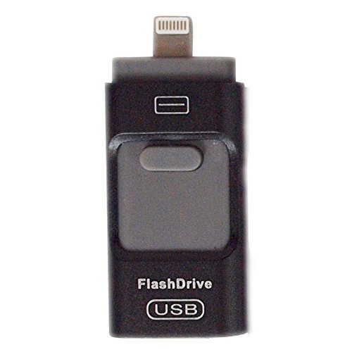 JAN 4562382482004 iFlash Drive HD スマホ用USBメモリ 128GB ブラック iOS/Android/Windows3in1マルチUSBフラッシュドライブ 電池企画販売株式会社 パソコン・周辺機器 画像