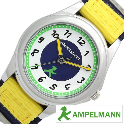 JAN 4562410156303 アンペルマン キッズ 子供用 腕時計 クオーツ AMA-2035-04 AMPELMANN ネイビー 株式会社A.I.C 腕時計 画像