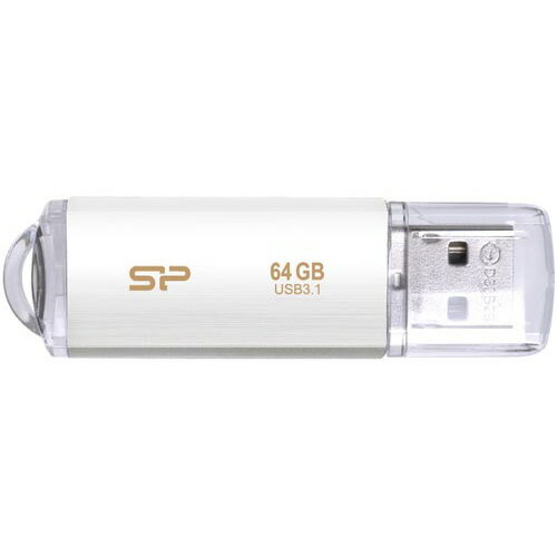 JAN 4562428381056 SILICONPOWER｜シリコンパワー SPJ064GU3B02W USBメモリ Blaze B02 ホワイト 64GB /USB3.1 /USB TypeA /キャップ式 シリコンパワージャパン株式会社 パソコン・周辺機器 画像