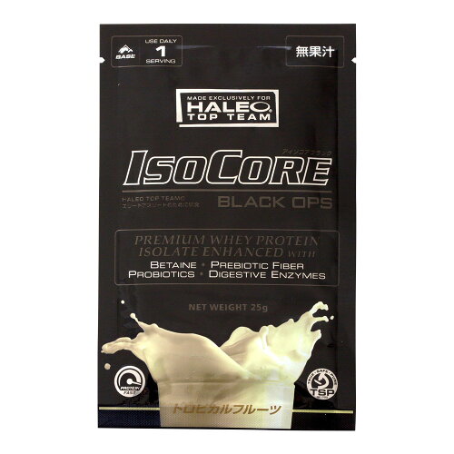 JAN 4562433336058 HALEO(ハレオ) アイソコアブラックオプス トロピカルフルーツ 1食(25g)×30食 株式会社ボディプラスインターナショナル ダイエット・健康 画像