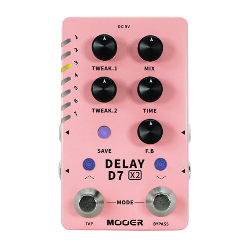 JAN 4562459900448 Mooer D7 X2 ギターエフェクター DELAY ルーパー 株式会社LEP INTERNATIONAL 楽器・音響機器 画像