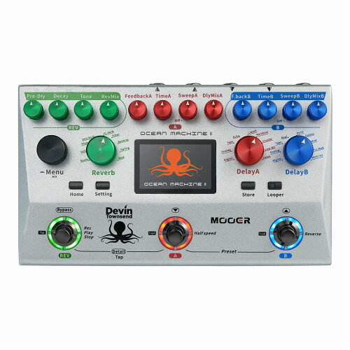 JAN 4562459908284 Mooer Ocean Machine II マルチエフェクター 株式会社LEP INTERNATIONAL 楽器・音響機器 画像