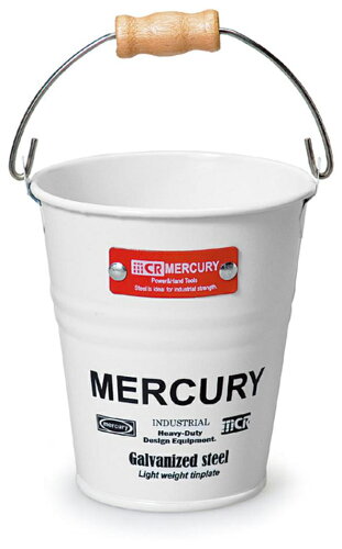 JAN 4564100030177 マーキュリー Mercury ブリキミニバケツ ホワイト MEBUMBWH 正規代理店品 有限会社キーストーン スポーツ・アウトドア 画像