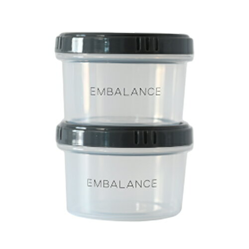 JAN 4570030351480 EMBALANCE ROUND CONTAINER グレー XS 130ml 有限会社ウィルマックス キッチン用品・食器・調理器具 画像