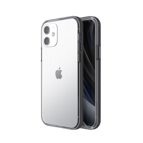 JAN 4570047540020 motomo iPhone 12 mini用ケース INO Achrome Shield Case ブラック MT20002I12 株式会社ロア・インターナショナル スマートフォン・タブレット 画像