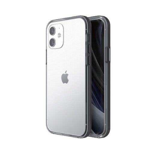 JAN 4570047540112 motomo iPhone 12/12 Pro用ケース INO Achrome Shield Case ブラック MT20011I12P 株式会社ロア・インターナショナル スマートフォン・タブレット 画像