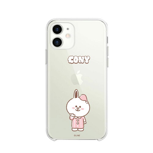 JAN 4570047540464 LINE FRIENDS iPhone 12 mini用Dreamy Night ソフトクリアケース CONY KCE-CSB048 株式会社ロア・インターナショナル スマートフォン・タブレット 画像