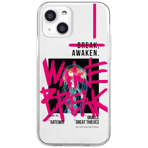 JAN 4570047551422 Dparks iPhone 13 ソフトクリアケース AWAKEN PINK(1個) 株式会社ロア・インターナショナル スマートフォン・タブレット 画像