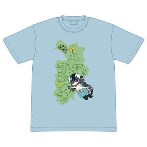 JAN 4570085036134 ゆるキャン SEASON2 しまリンIZU MAP Tシャツ XL グルーヴガレージ 株式会社グルーヴガレージ メンズファッション 画像