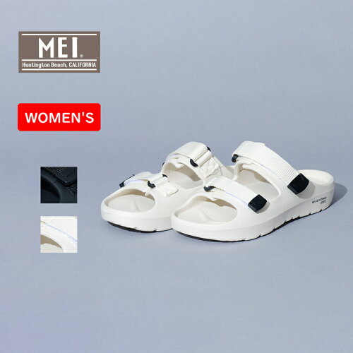 JAN 4570089384774 MEI メイ W TAPE SANDAL Wテープサンダル L WHITE MEI-SHL-241021 株式会社スタンレーインターナショナル 靴 画像