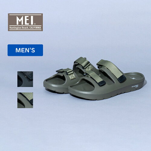 JAN 4570089384873 MEI メイ W TAPE SANDAL Wテープサンダル S OLIVE MEI-SHM-241021 株式会社スタンレーインターナショナル 靴 画像