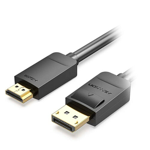 JAN 4570133533233 VENTION｜ベンション 2.0m 映像変換ケーブル ブラック HA-3233 HDMI⇔DisplayPort /2m A-style株式会社 パソコン・周辺機器 画像