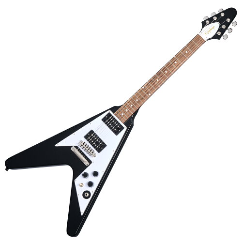 JAN 4570155996535 Kirk Hammett 1979 Flying V Ebony Epiphone ギブソン・ブランズ・ジャパン株式会社 楽器・音響機器 画像