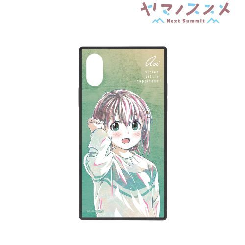 JAN 4570164779303 ヤマノススメ Next Summit あおい Ani-Art 第2弾 スクエア強化ガラスiPhoneケース 対象機種/iPhone 7/8/SE2/SE3 アルマビアンカ 株式会社arma bianca ホビー 画像