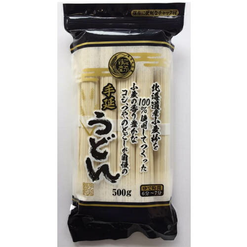 JAN 4571104821298 たなか物産 北海道産小麦使用手延うどん 500g 有限会社たなか物産 食品 画像