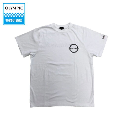 JAN 4571105692804 オリムピック OLYMPIC グラファイトリーダーロゴTシャツ 2018 M ホワイト 株式会社オリムピック スポーツ・アウトドア 画像