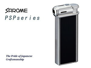 JAN 4571116707689 SAROME TOKYO サロメ ガスライター 電子ライター PSPシリーズ シルバーサテーナ/黒プリント PSP-15 株式会社サロメ ホビー 画像