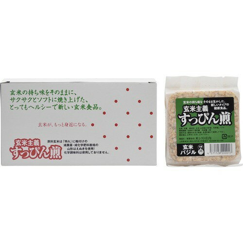 JAN 4571128206040 玄米主義 すっぴん煎 バジル(6袋入) 株式会社米シスト庄内 食品 画像