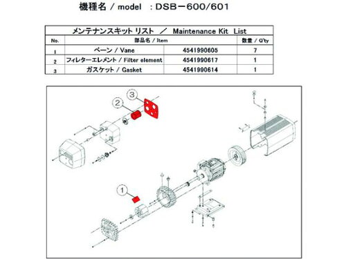 JAN 4571133308470 ULVAC DSB-601 MAINTENANCEKIT DSB－601用メンテナンスキット DSB601MAINTENANCEKIT アルバック アルバック機工 1式 アルバック機工株式会社 花・ガーデン・DIY 画像