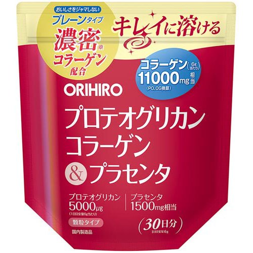 JAN 4571157259109 オリヒロ プロテオグリカン コラーゲン＆プラセンタ(180g) オリヒロプランデュ株式会社 ダイエット・健康 画像