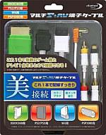 JAN 4571209311304 (Xbox 360用/PS3・PS2用/Wii用/PSP-3000用)マルチS+AV端子ケーブル 株式会社コロンバスサークル テレビゲーム 画像