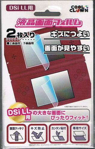 JAN 4571209311694 DSi LL用 液晶画面フィルム DJ-DLLLF-CL 株式会社コロンバスサークル テレビゲーム 画像