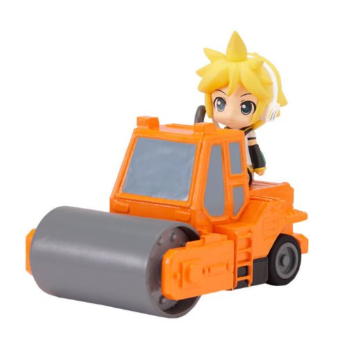 JAN 4571245292704 ねんどろいどぷらす ボーカロイド 激走プルバックカー レン＆ロードローラー オレンジ フリーイング 株式会社FREEing おもちゃ 画像