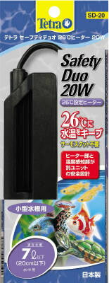 JAN 4571269550590 テトラ セーフティ デュオ 26度ヒーター 20W(1コ入) スペクトラムブランズジャパン株式会社 ペット・ペットグッズ 画像