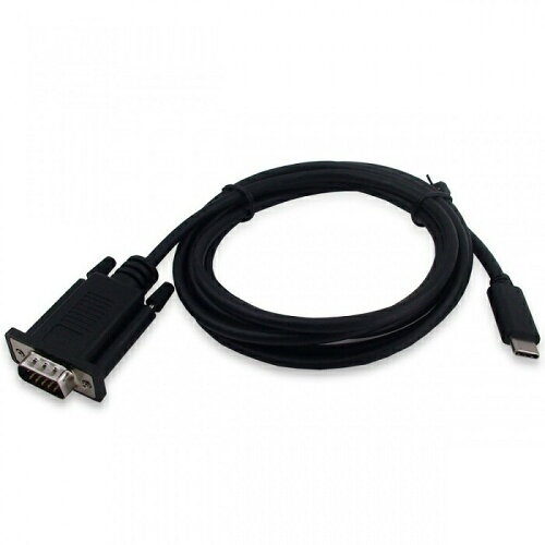 JAN 4571298585563 WINTEN USB3.1 TYPE-C(オス) TO D-Sub(オス) 変換ケーブル 2m WT-CBCVG2-BK 5000 ウィンテン株式会社 パソコン・周辺機器 画像