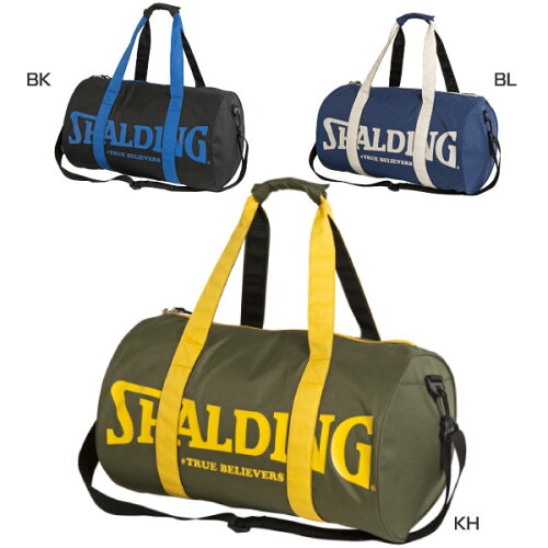 JAN 4571335945039 スポルディング SPALDING 3way ドラムボストン ブラック×ブルー 40-016BK スポルディング・ジャパン株式会社 スポーツ・アウトドア 画像