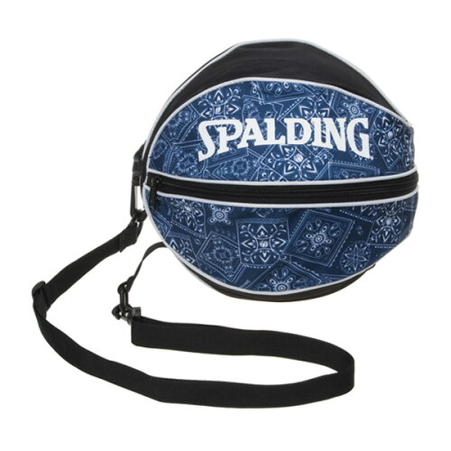 JAN 4571335945794 スポルディング ボールバッグ ペイズリー ネイビー バスケットボール収納 SPALDING49-001PL スポルディング・ジャパン株式会社 スポーツ・アウトドア 画像