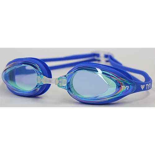 JAN 4571339494670 TYR ティア スイミングゴーグル METALLIZED SWIM GOGGLES LGSOM ブルー FREE 株式会社ライトアベイル スポーツ・アウトドア 画像