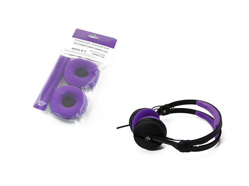 JAN 4571344890450 イヤーパッドセット Velour / カラー:violet 【Sennheiser ヘッドホン HD-25対応交換パッド】 ミュージックハウスフレンズ TV・オーディオ・カメラ 画像