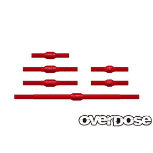 JAN 4571365113675 アルミターンバックルセット For OD/レッド OVERDOSE WELD.OD2367 アルミターンバックルセット レッド 有限会社ウエルド ホビー 画像