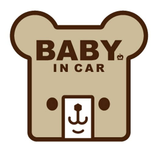 JAN 4571378561623 SAFETY CAR WINDOW STICKER【くま/かえる/うさぎ/とら】 ステッカー 株式会社magnet 車用品・バイク用品 画像