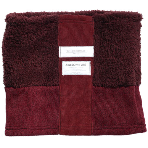 JAN 4571396618026 ベルウッドメイド BELLWOODMADE BOA NECKWARMER ボア ネックウォーマー ワイン/WINE BWBANWM2346 株式会社SCOPEDOG236 バッグ・小物・ブランド雑貨 画像