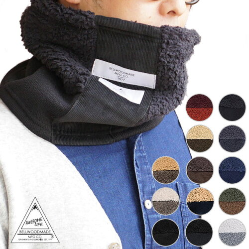 JAN 4571396618040 ベルウッドメイド BELLWOODMADE BOA NECKWARMER ボア ネックウォーマー チャコール/CHARCOAL BWBANWM2348 株式会社SCOPEDOG236 バッグ・小物・ブランド雑貨 画像