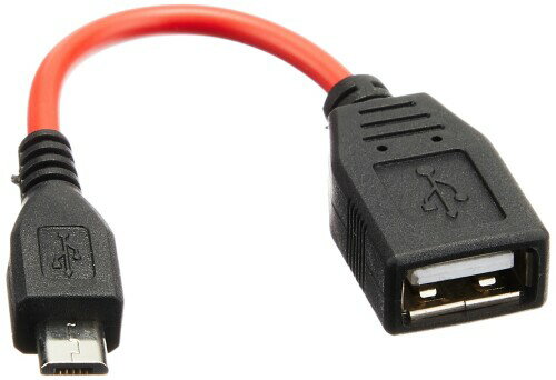 JAN 4571422520750 SSAサービス USB変換アダプタ micro USB オス→メス USB-A /転送 /0.05m レッド SU2-MCH05R 株式会社エスエスエーサービス パソコン・周辺機器 画像
