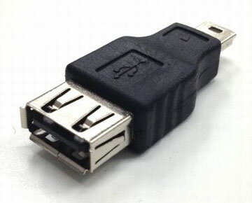 JAN 4571422520866 SSAサービス USB変換アダプタ mini USB オス→メス USB-A /転送 ブラック SUAF-MIHB 株式会社エスエスエーサービス パソコン・周辺機器 画像