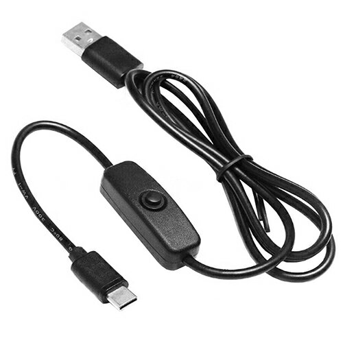 JAN 4571422525496 SSAサービス USB Type-C ON/OFF電源スイッチ付 充電専用ケーブル 約90cm ブラック SU2-TC90SW 株式会社エスエスエーサービス パソコン・周辺機器 画像