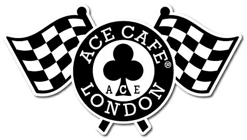 JAN 4571443641625 ACECAFE LONDON エースカフェロンドン ステッカー・デカール デカール ・チェッカーフラッグ 株式会社ベベルギア 車用品・バイク用品 画像