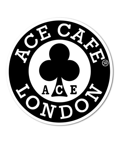 JAN 4571443642370 ACECAFE LONDON エースカフェロンドン ステッカー・デカール ACE CAFE LONDON デカール サークル 200 株式会社ベベルギア 車用品・バイク用品 画像