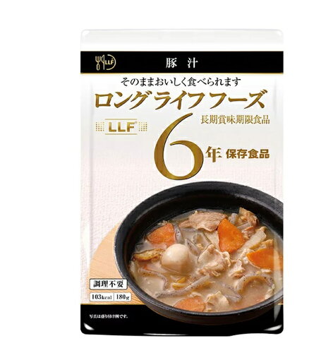 JAN 4571461100043 LLF食品 長期賞味期限食品 豚汁180g 株式会社LLC 日用品雑貨・文房具・手芸 画像