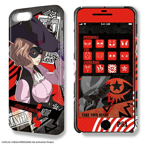 JAN 4571482404731 デザジャケット PERSONA5 the Animation iPhone 7 Plus/8 Plusケース＆保護シート デザイン08 ノワール ライセンスエージェント 株式会社ライセンスエージェント ホビー 画像