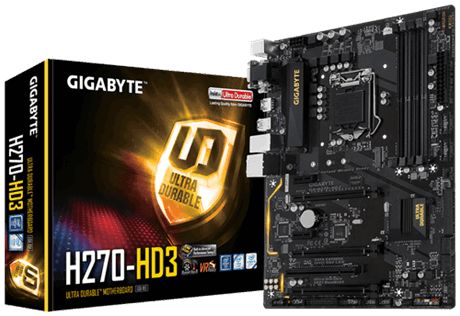 JAN 4571486461594 GIGABYTE マザーボード GA-H270-HD3 (REV. 1.0) 旭エレクトロニクス株式会社 パソコン・周辺機器 画像