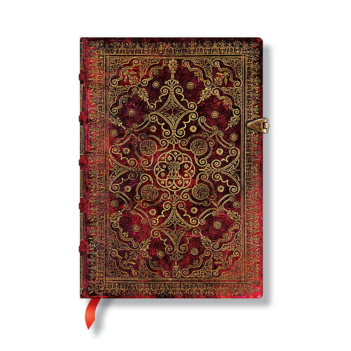 JAN 4571491690798 Paperblanks / ペーパーブランクス ノート 茜色 B6 罫線 PB2687-7 紀寺商事株式会社 日用品雑貨・文房具・手芸 画像