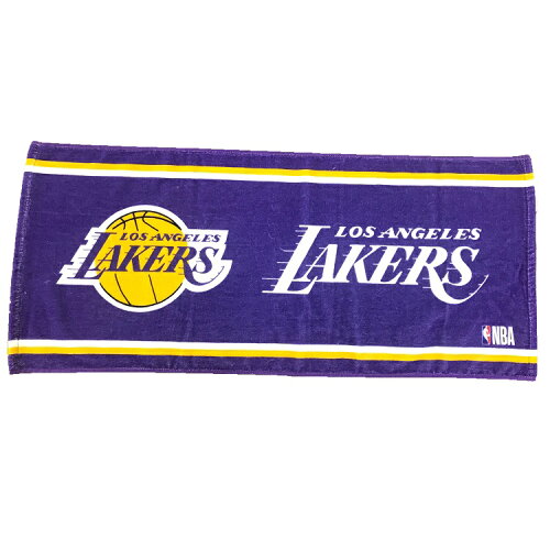 JAN 4571494327684 nba バスケットボール ウェア 小物 フェイスタオル lakers nba327 株式会社ジャスティス スポーツ・アウトドア 画像